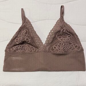 Lace Bralette in Light Brown